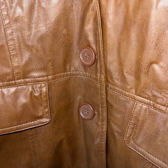 Faux Leather Blazer Jacket | Women’s Medium - Picture 5 of 7